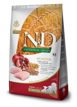 Natural And Delicious Ancestral Dry Chicken Starter Puppy 800g
